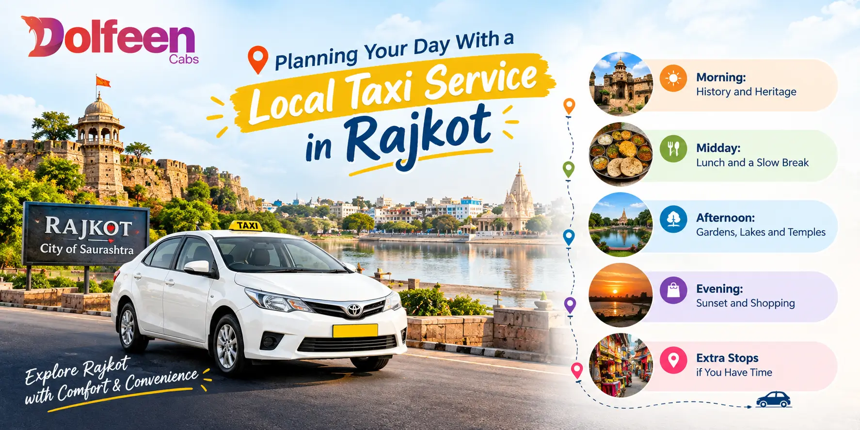 Planning Your Day With a Local Taxi Service in Rajkot