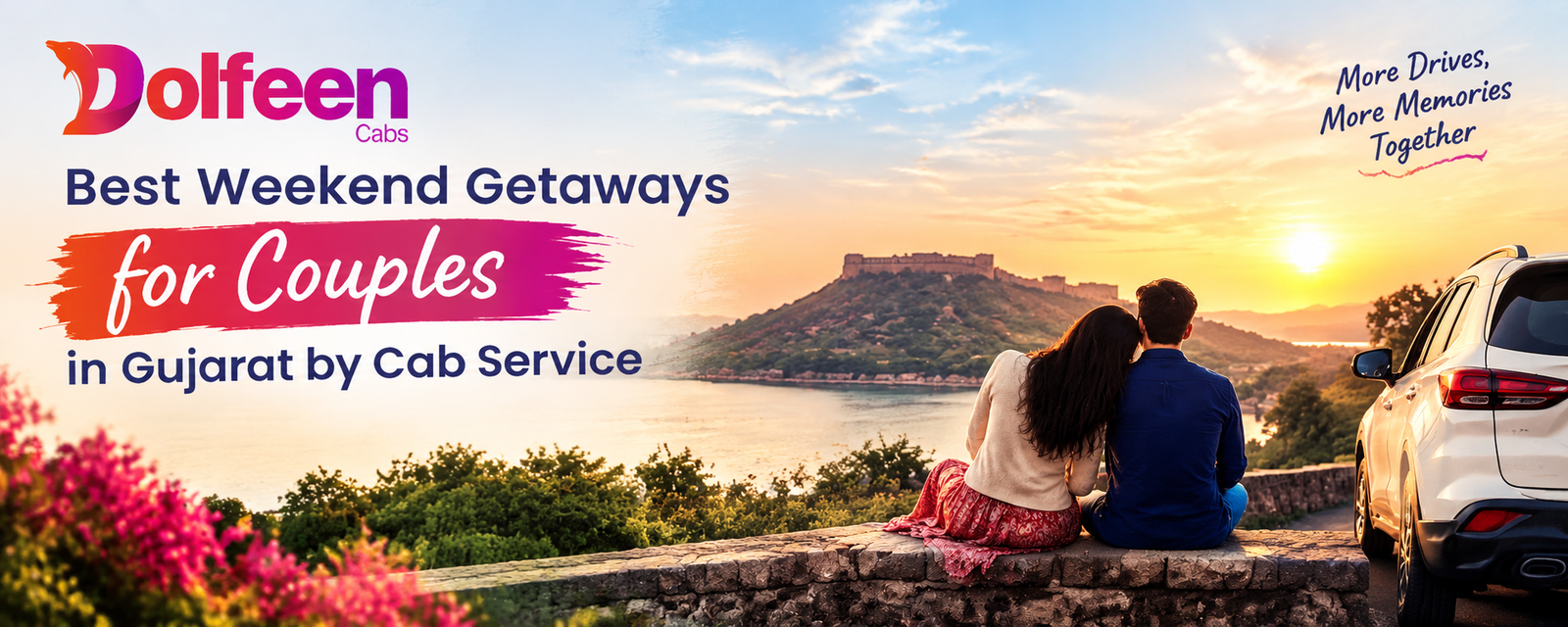 Best Weekend Getaways for Couples in Gujarat by Cab Service